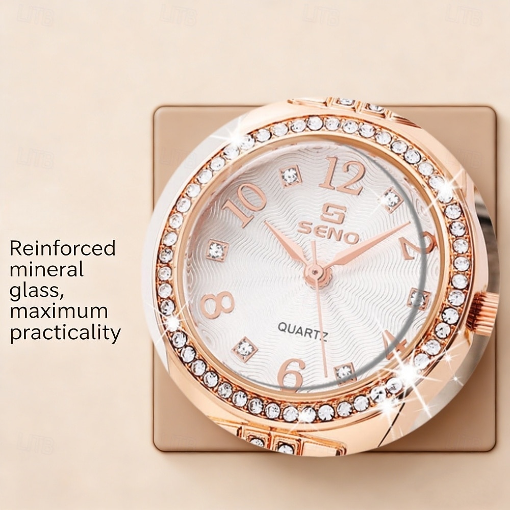 Mother's Day Gift Women Quartz Watch Rhinestone Casual Decoration Alloy Watch 2026 - $25.99 –P8