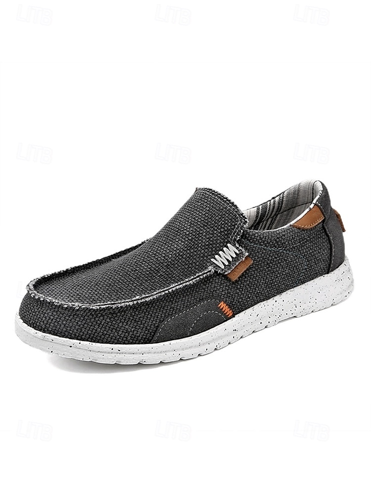 Men's Slip-On Canvas Loafers, Flexible and Soft, Comfortable Outdoor Resort Shoes for Travel, Daily Wear and Leisure Activities 2026 - $42.99 –P9