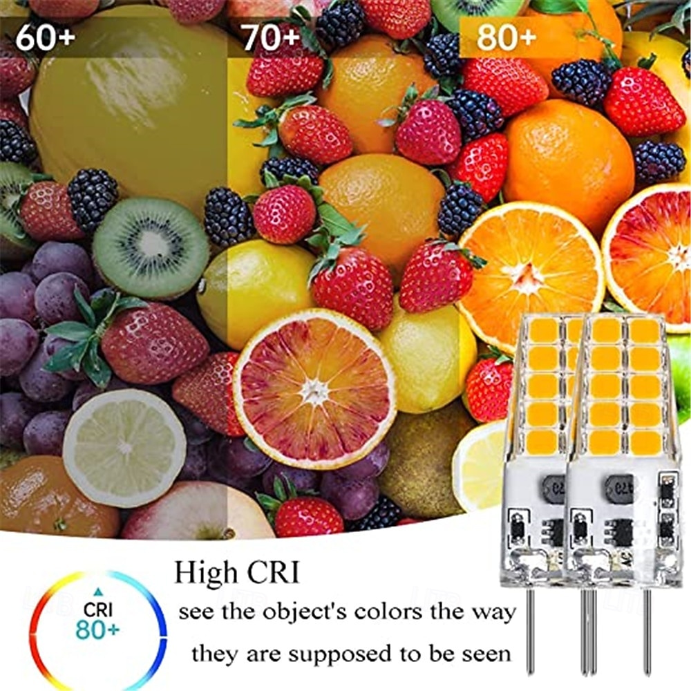 4pcs 10pcs Dimmable GY6.35 Led Bulb AC/DC12-24V 3W 20LED Energy Saving Silicone Light 360 degrees Replace Halogen Lamp 2026 - $41.99 –P15