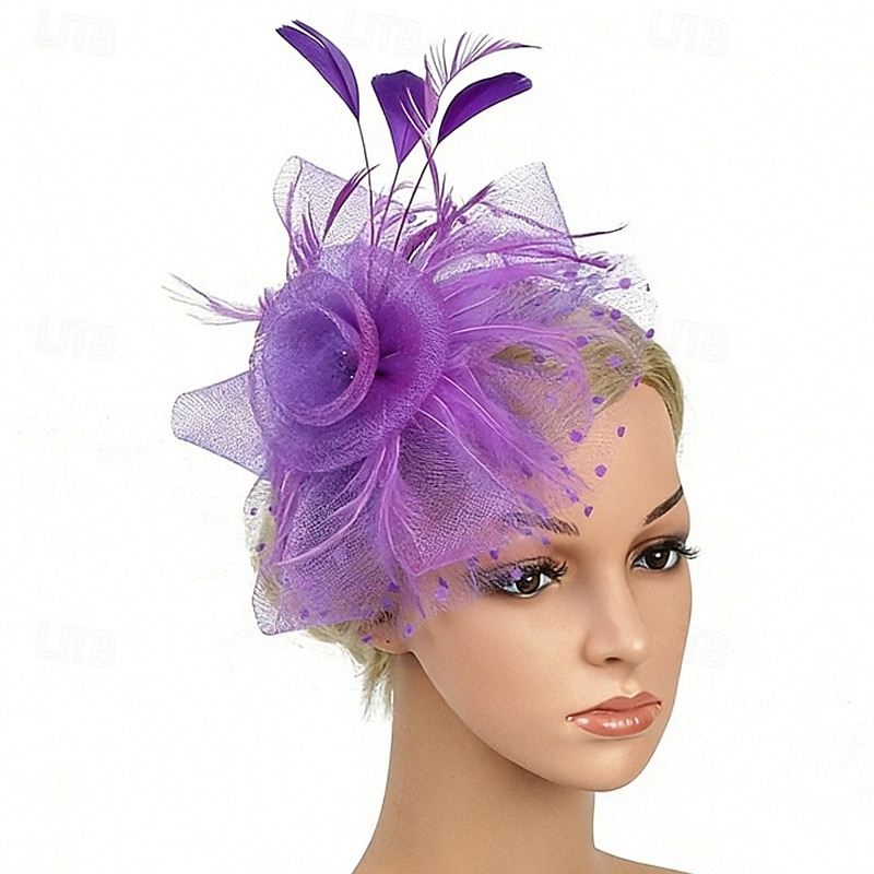 Fascinadores Rede Casamento Aniversário Vintage Estilo bonito Retro Com Penas Capacete Chapéu de 2026 por $17.49 –P5