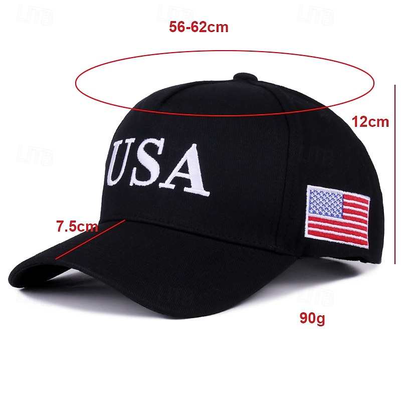 vlastenecká baseballová čepice s výšivkou americké vlajky, nastavitelná tátová čepice pro muže a ženy, venkovní sluneční klobouk, 4. července, Den nezávislosti, 250. výročí, Den památky 2026 - $16.99 –P6