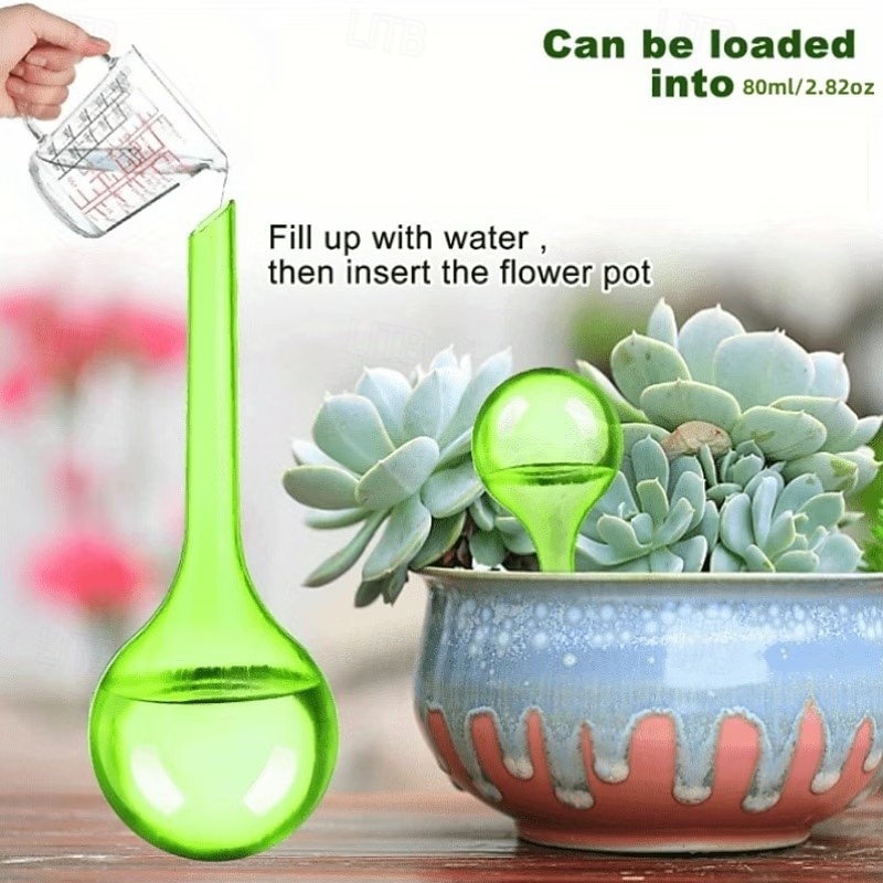 10 stk. selvvanningsballer for planter, dryppvanningssystem, automatisk vanningsenhet med plastballer, egnet for innendørs og utendørs blomsterpotter, hager, plener, blomsterbed, lite 2026 - $15.99 –P2