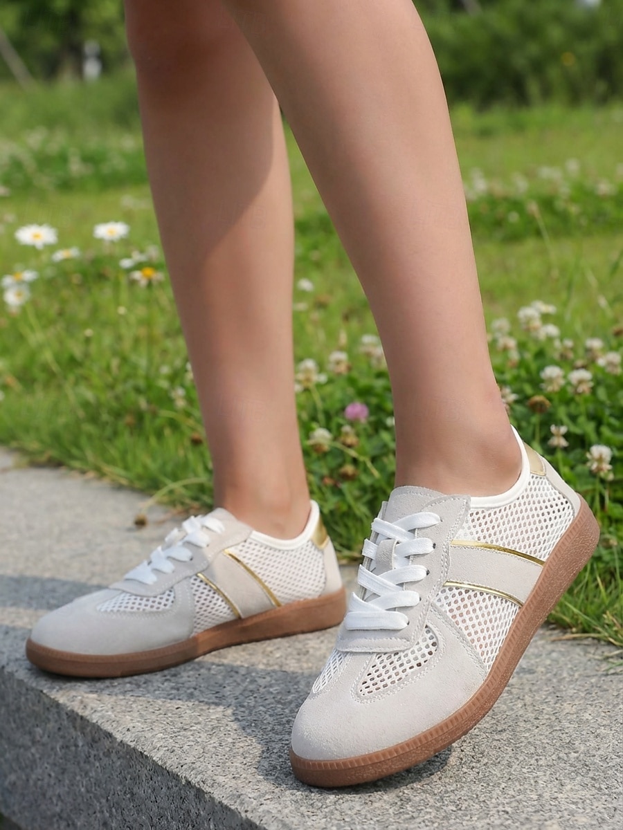 Women's Breathable Mesh Casual Sneakers – Lightweight Lace-Up Walking Shoes, Comfortable Summer Sport Style Trainers for Women, Ideal for Travel, Beach Walks, Daily Wear and Outdoor Activities 2026 - $34.99 –P5