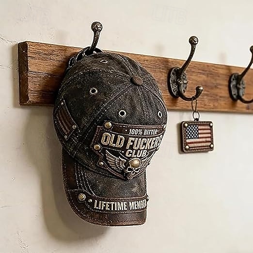 Old Fuckers Club Vintage Baseball Cap, Distressed Skull Patch Trucker Hat for Men, Retro Patriotic USA Flag Adjustable Dad Hat, Funny Gag Gift for Dad Grandpa Husband 2026 - $25.99 –P5