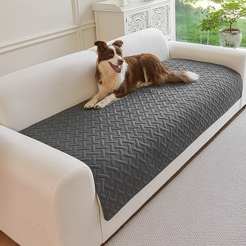 Alfombrilla ultrasónica impermeable para mascotas, protector de cojín de sofá, apto para mascotas, antideslizante, resistente a arañazos y orina, funda de sofá para perros y gatos 2026 - $23.99 –P2