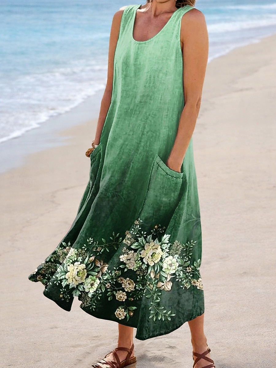 sage green midi dress casual Petal and Pup Women's Pontee One Shoulder Pleated Midi Dress