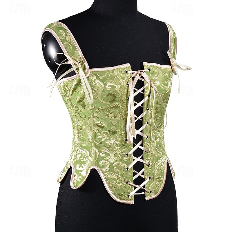 Medieval Renaissance Cottagecore Corset Bodice Viking Peasant Lace up Fancy Dress Women's Celtic Fantasy Halloween Carnival Performance LARP Ren Faire Adults' Corset 2026 - $31.99 –P3