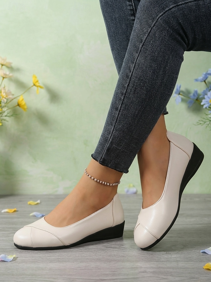 Pantofi sport albi, casual, pentru femei – pantofi comozi, fără mâneci, pentru serviciu și purtare zilnică 2026 - $24.99 –P2