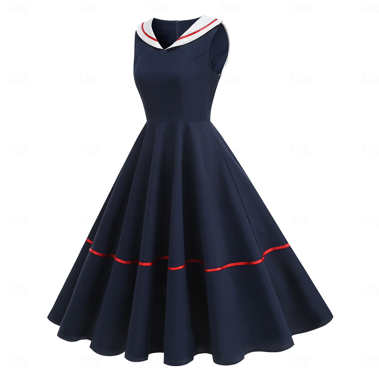classic knee length dresses Women Dress, Blue Dress, Circle Dress, Knee Length Dress, Women Formal Clothing, Short Sleeve Dress, Oversize Dress, Fashion Dress, 1960s