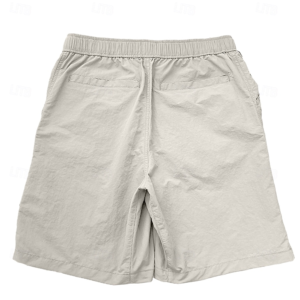 Men's Tactical Shorts Cargo Shorts Shorts Bermuda shorts Elastic Waist Zipper Pocket Straight Leg Plain Breathable Quick Dry Knee Length Outdoor Casual Camping & Hiking Sports Fashion Black Green 2026 - E£1204.72 –P6