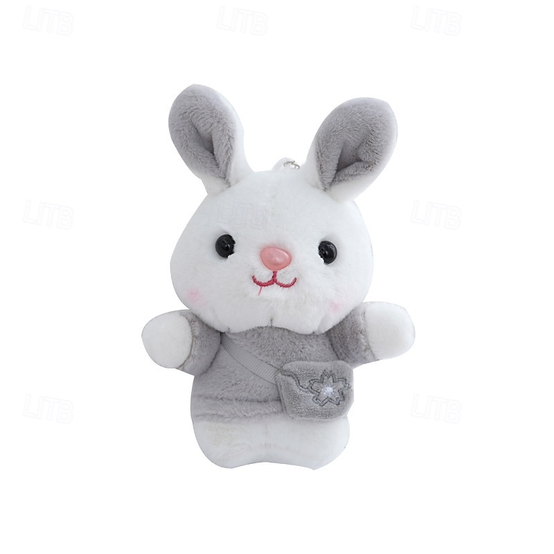 Chaveiros de coelhinho de pelúcia em miniatura para cestas de Páscoa, lindos enfeites de mochila em formato de coelho de pelúcia com bolsinha, lembrancinhas para festas infantis, prêmios para caça aos de 2026 por $12.99 –P2