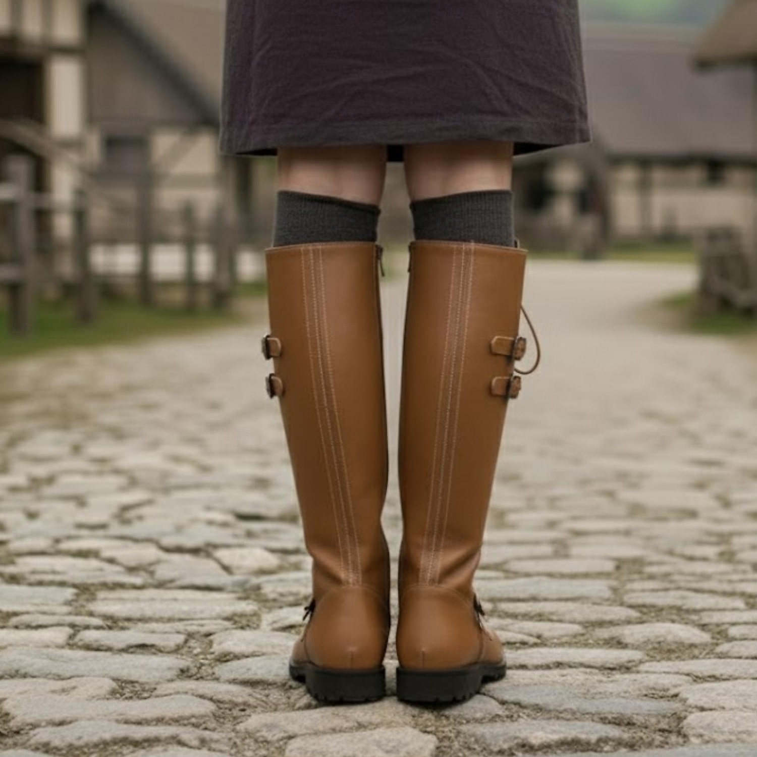 Средневековый Эпоха возрождения Стимпанк Ботинки Кельтский рыцарь Маскарадный костюм Жен. Хэллоуин Карнавал Выступление РИЖД Рен Фэйр Взрослые Туфли 2026 - $42.99 –P8