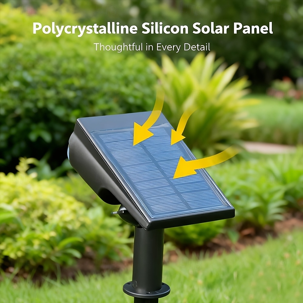 4 Pcs Outdoor Solar Spotlights, IP65 Waterproof, 7 LED Beads, Dusk-to-Dawn Sensor, Decorative LED Spotlight for Garden, Patio, Yard, Lawn, Pathway, Landscape Lighting 2026 - $39.99 –P4