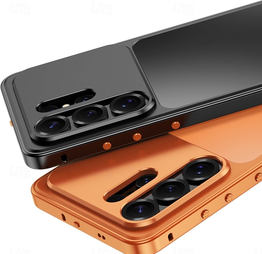 telefone Capinha Para Samsung Galaxy S26 Ultra Capa traseira Caso de Adsorção Magnética Proteção de corpo inteiro Antichoque Retro Metal de 2026 por $26.99 –P5