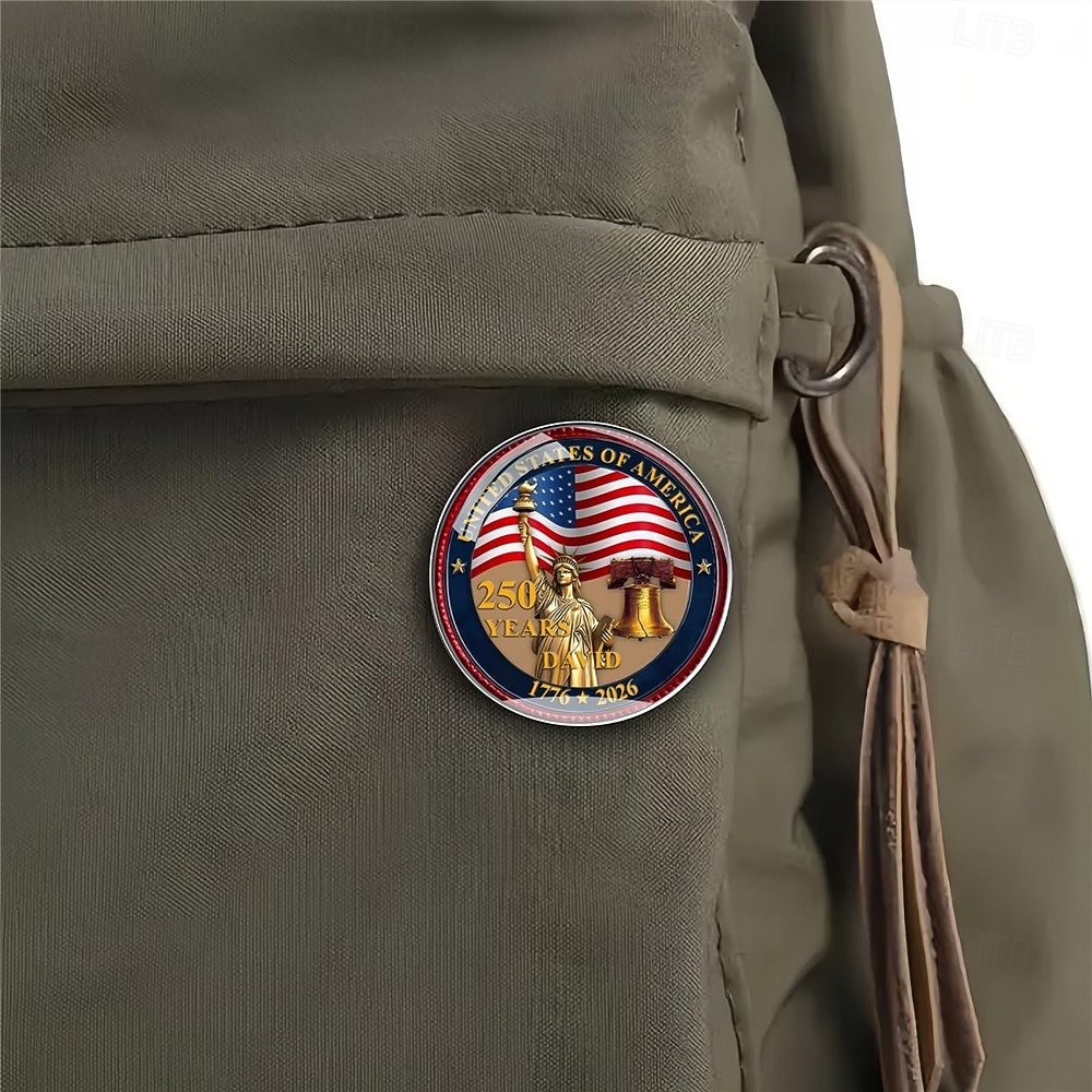 4 db-os amerikai 250. évfordulós hajtókatű 1776-2026 hazafias fehér sas szabadságharang emlékbross szuvenír hazafiaknak veteránok gyűjtők hátizsák dzseki dekoráció 2026 - $10.99 –P9