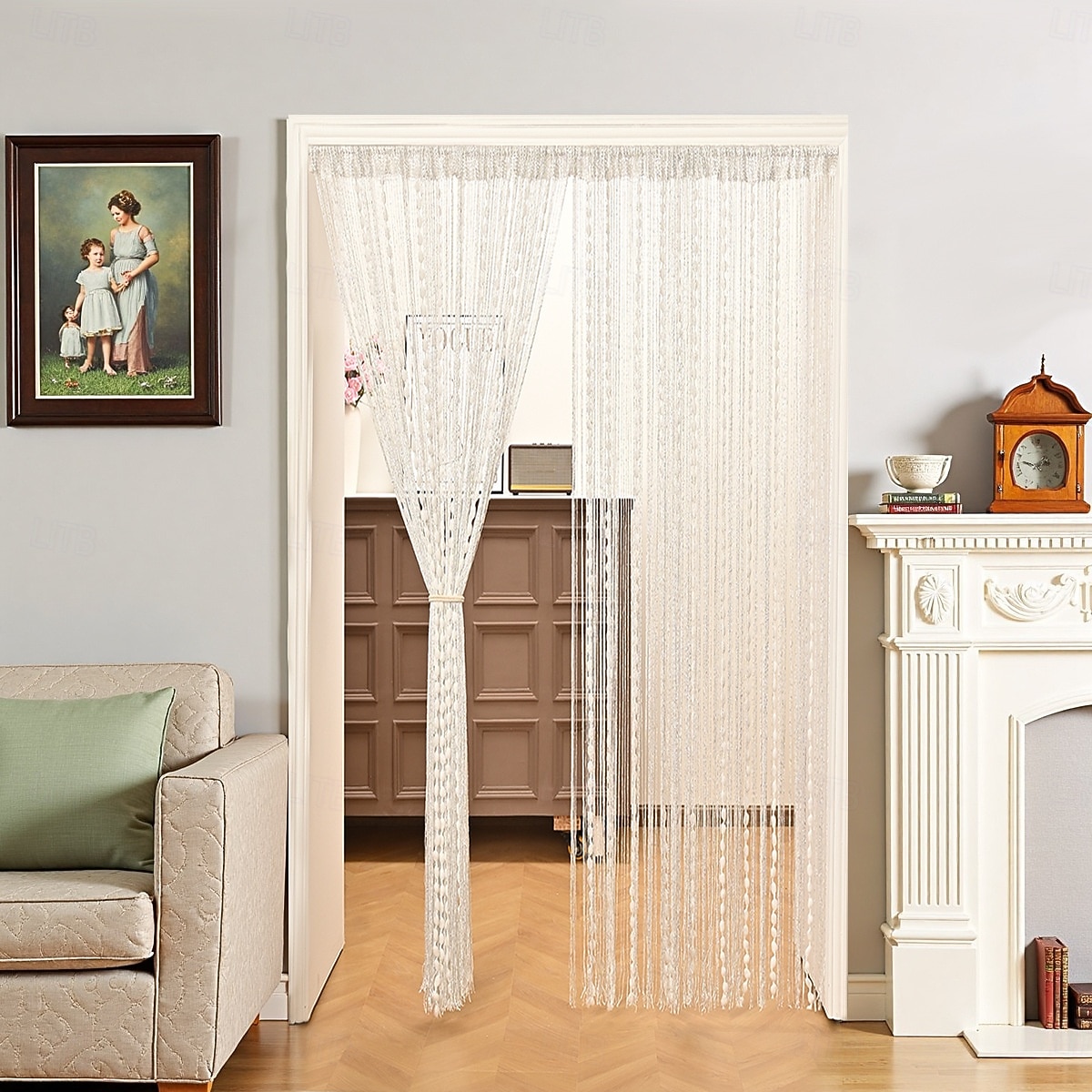 2026年 出入り口用のストリングカーテン、キラキラビーズカーテン、ドア、タッセルビーズ、吊り下げフリンジ、ヒッピー、吊り下げパティオタッセルスクリーン、部屋の装飾、窓、壁の背景、ドア  コレクション – $17.99 –P19