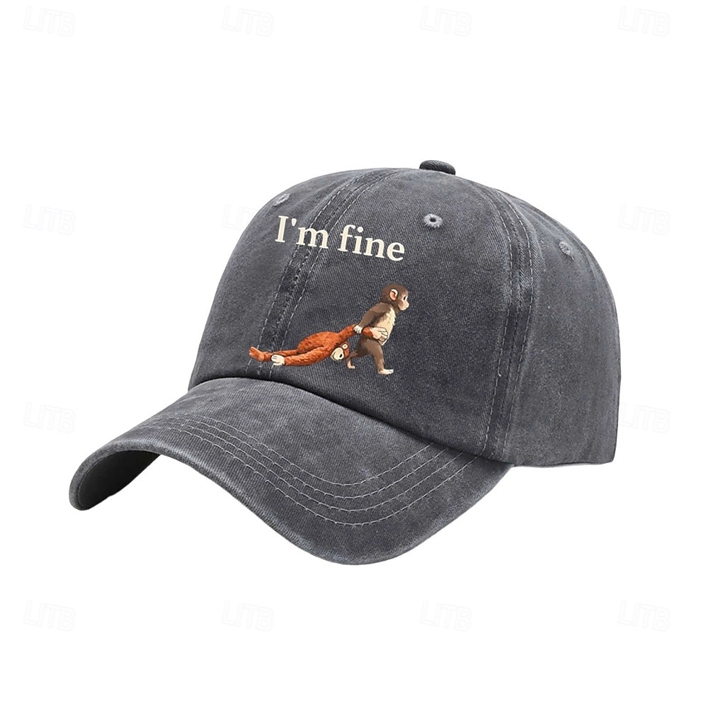 Bărbați Șapcă de baseball Negru Roz Îmbujorat Bumbac Peteci Șic Stradă Casual Zilnic În aer liber Haine de strada Animal Motto & Zicale Protecție Solară Cremă Cu Protecție Solară Respirabilitate 2026 - $6.99 –P2