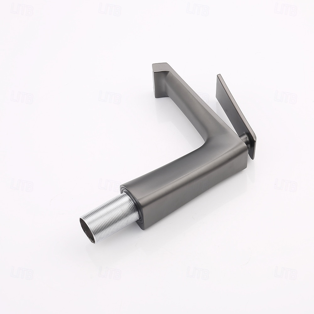 Rubinetto per lavabo da bagno - classico rubinetto da bagno monocomando a foro singolo galvanizzato color grigio gomma del 2026 a $234.79 –P6