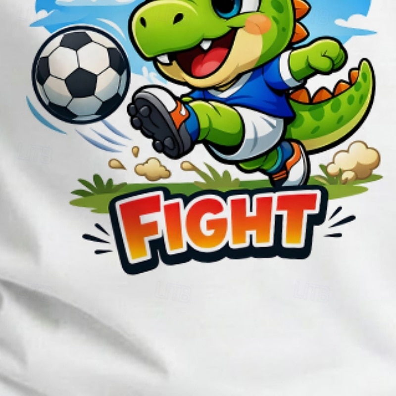 100% Cotone Bambini Ragazzi Bianco Grafico Calcio Magliette da calcio Maglietta Blusa Girocollo Manica Corta All'aperto Abbigliamento Quotidiano Moda Streetwear Designer Stampa Estate del 2026 a $15.99 –P6
