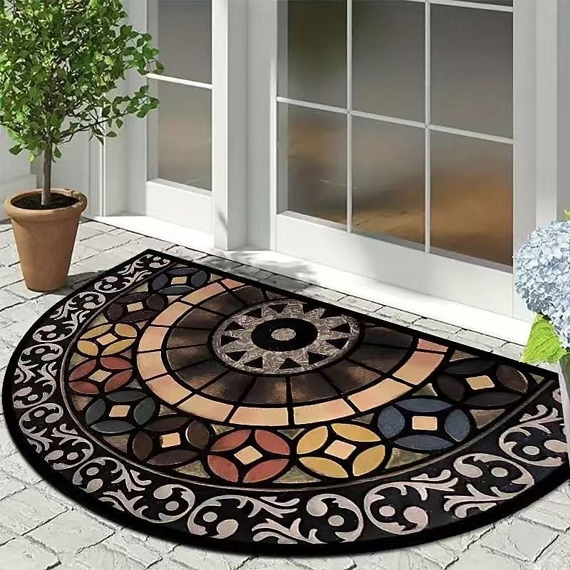 Tapete de entrada floral estilo americano, antiderrapante e resistente à sujeira, ideal para hall de entrada e corredor, fácil de limpar. de 2026 por $4.49 –P6