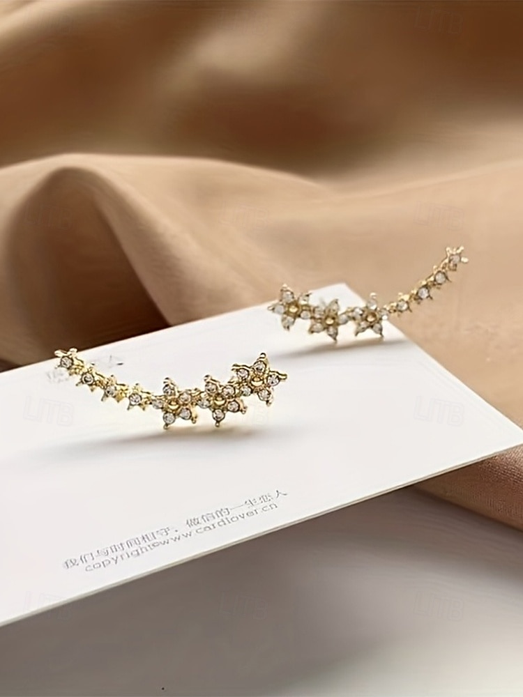 orecchini da donna in lega boho con fiori, eleganti e alla moda, disponibili in oro e argento, leggeri ed eleganti, perfetti per le vacanze, i viaggi, l'uso quotidiano e gli outfit casual del 2026 a $7.99 –P9