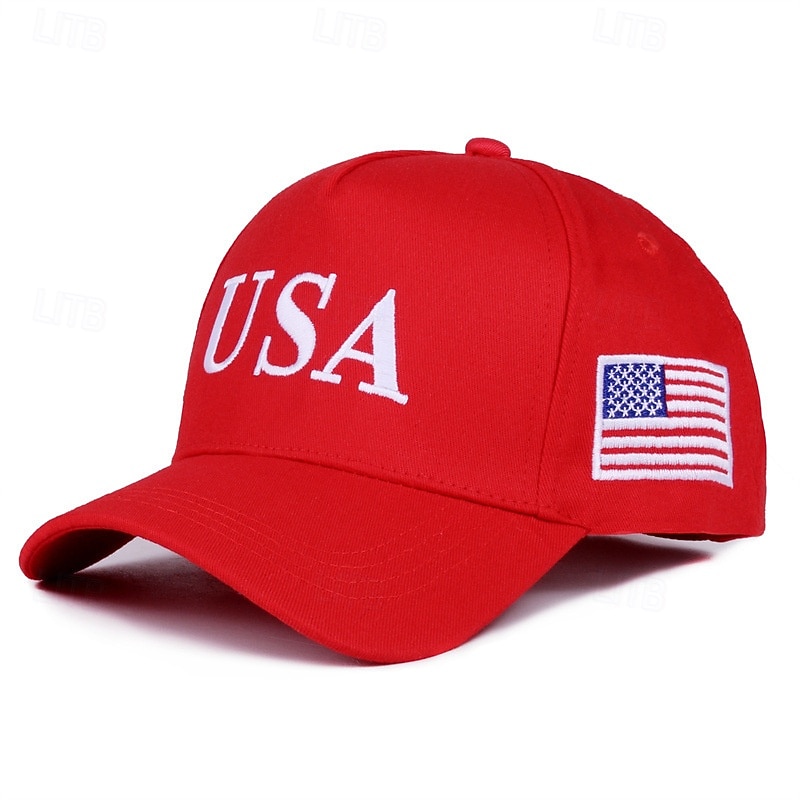 vlastenecká baseballová čepice s výšivkou americké vlajky, nastavitelná tátová čepice pro muže a ženy, venkovní sluneční klobouk, 4. července, Den nezávislosti, 250. výročí, Den památky 2026 - $16.99 –P3