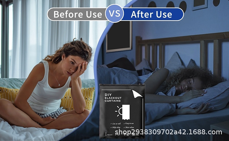 Tende oscuranti portatili, copertura temporanea per finestre, senza foratura, termoisolanti, bloccanti i raggi solari per camera da letto, viaggi e dormitorio. del 2026 a $15.49 –P3