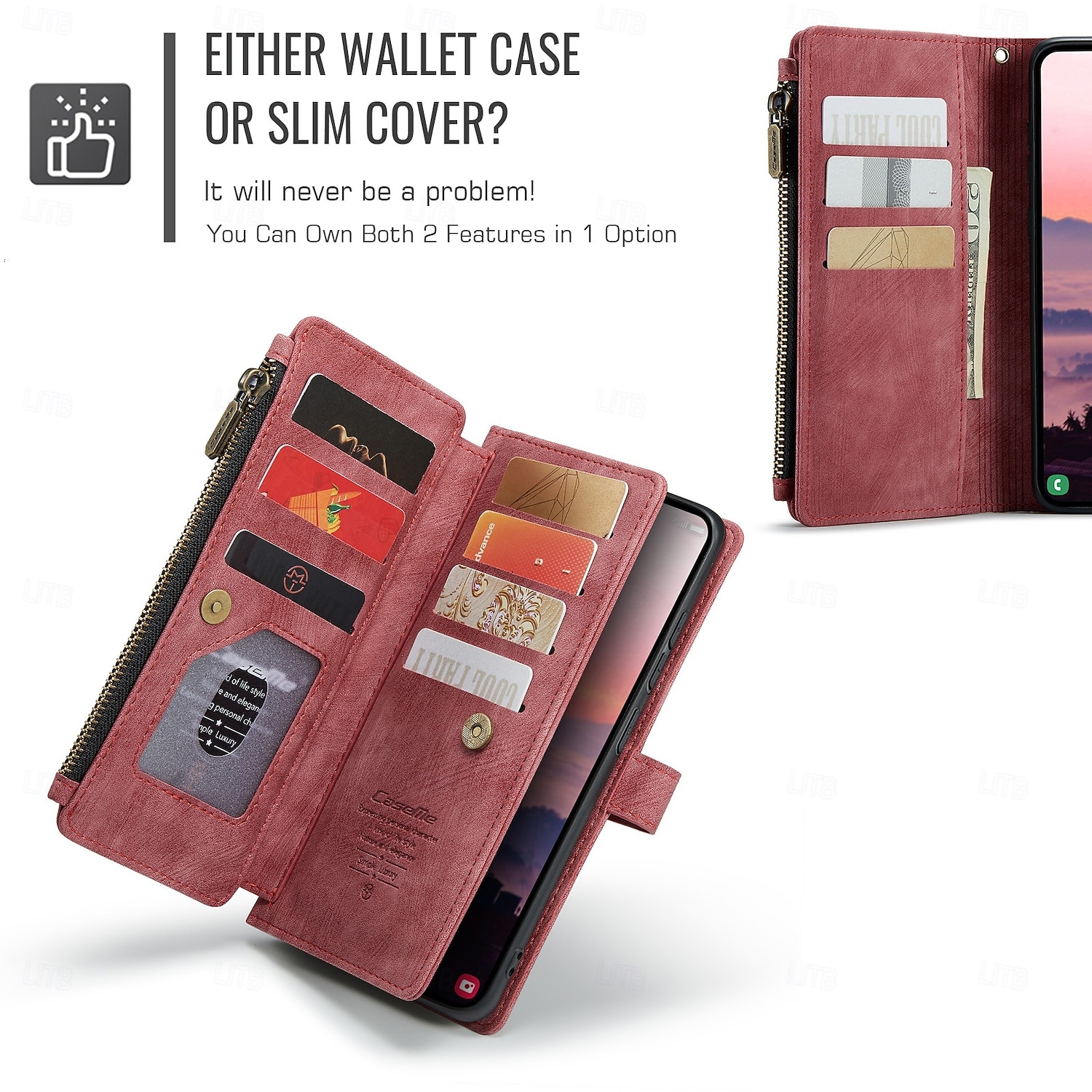 teléfono Funda Para Samsung galaxia S26 S26 Ultra Plus Tarjetas billetera con Soporte con correa de muñeca Ranura para tarjetas Retro TPU Cuero de PU 2026 - $22.99 –P4