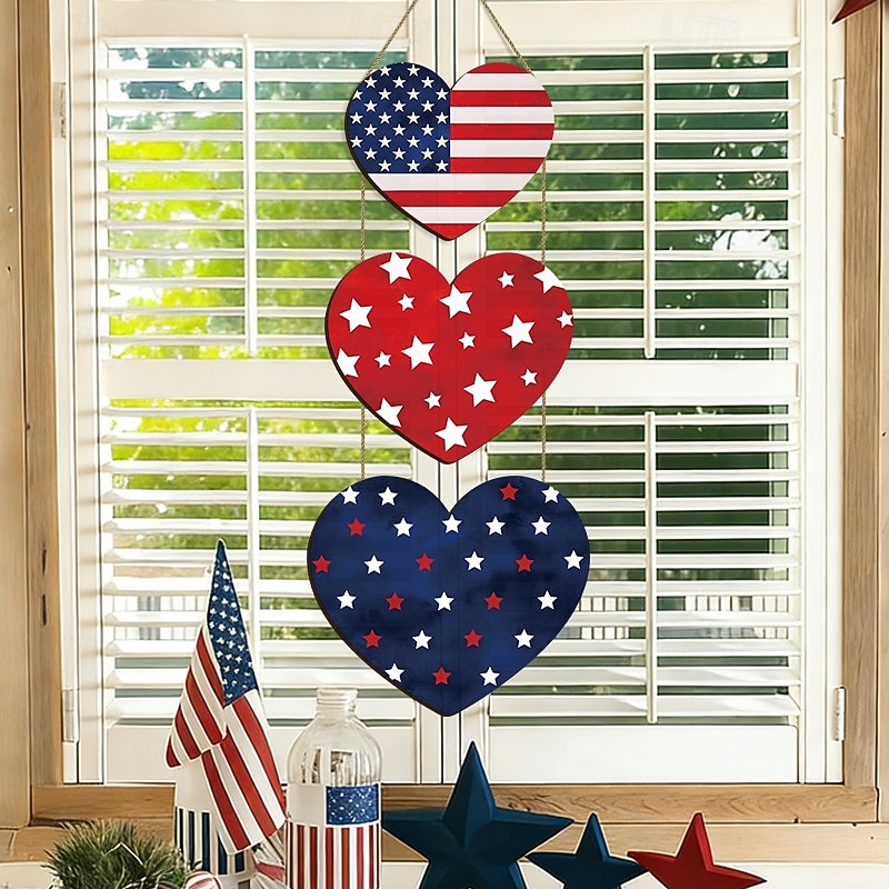 1 db szett amerikai függetlenség napja 250. évfordulójának fa sas tábla, vintage kerek ajtóra akasztható, hazafias amerikai lakberendezés, tökéletes július 4-re, emléknapra és nemzeti ünnepekre 2026 - $21.99 –P6