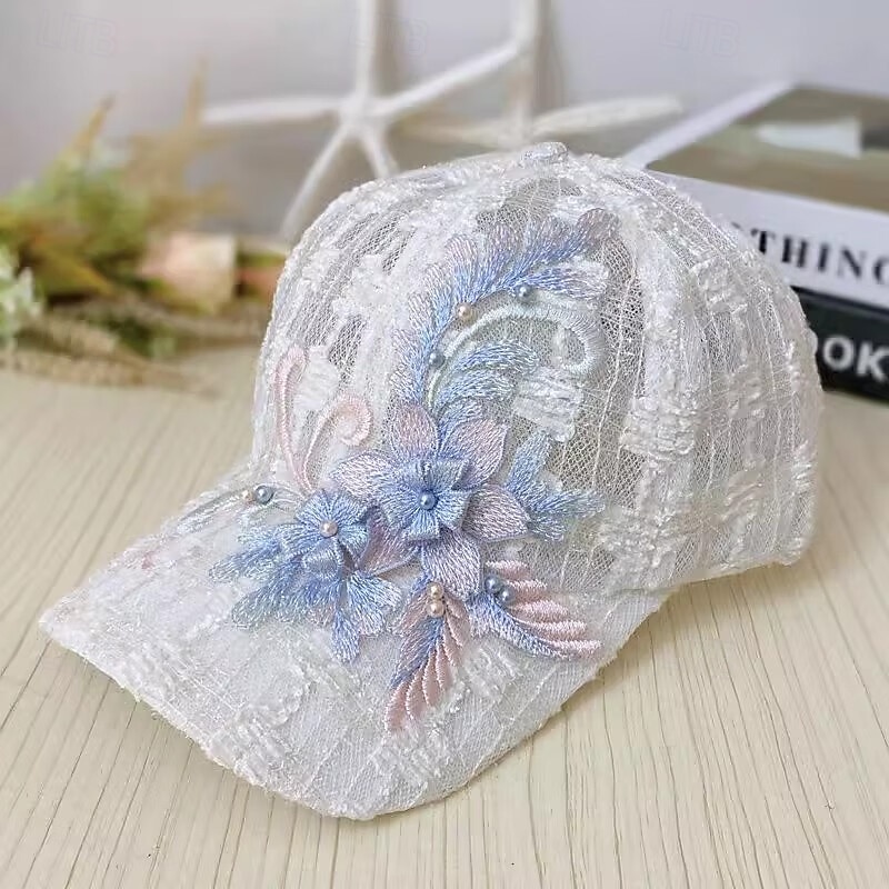 Mujer Sombrero Gorra de Béisbol Protección Solar Diario Exterior Calle Floral Floral 2026 - $6.99 –P1