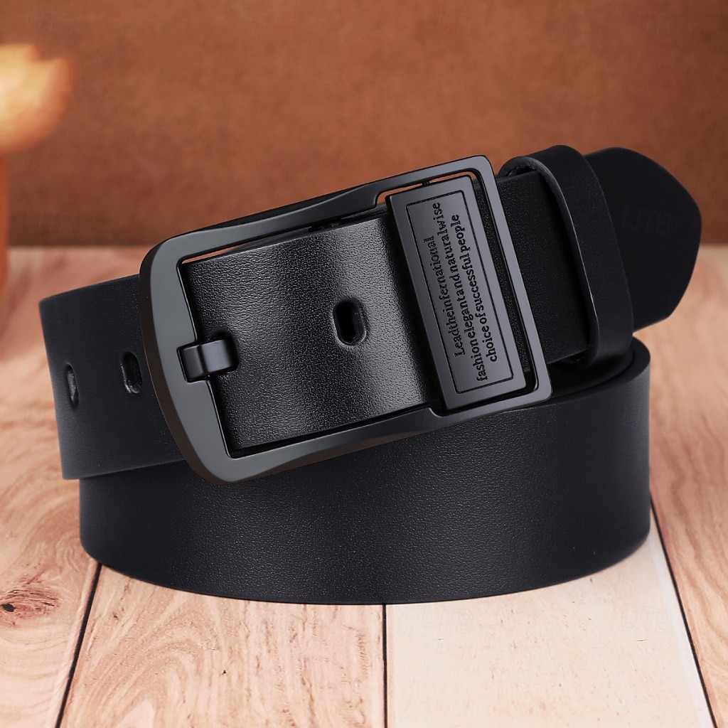 Bărbați curea Crom PU Șic Stradă Contemporan Timp Liber Culoare solidă A01 A02 Zilnic Afaceri Oficial Curea Talie 2026 - $4.49 –P6