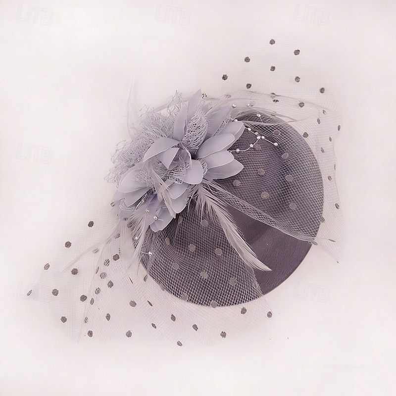 Fascinators Feather Fabric Wedding Birthday Elegant Vintage Cute With Feather Floral Headpiece Headwear 2026 - $16.49 –P3