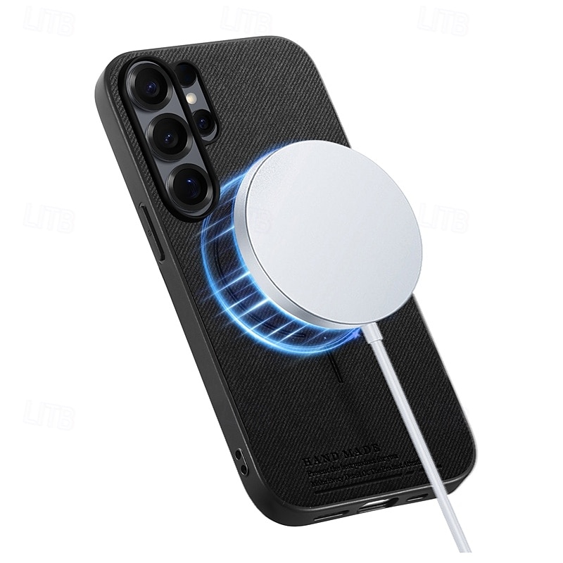 telefon Carcasă Pro Samsung Galaxy S26 S25 Hrana S24 FE S23 Ultra Plus A56 A36 A26 A16 A55 5G A35 5G Magnetické adsorpční pouzdro Podpora bezdrátového nabíjení Nárazuvzdorné TPU PU kůže 2026 - $13.99 –P4