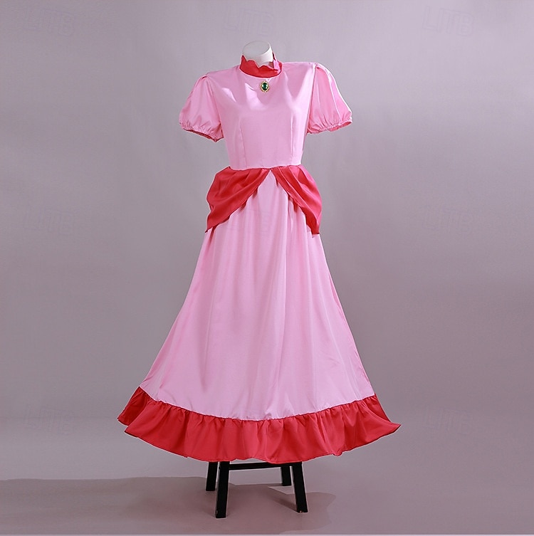 Prințesă Rochii Rochie de fete cu flori Costum de petrecere tematică Film de aventură Cosplay for Pentru femei Adulți Halloween Săptămâna Cărții Petrecere Mascaradă Expoziție de Anime 2026 - $46.99 –P4