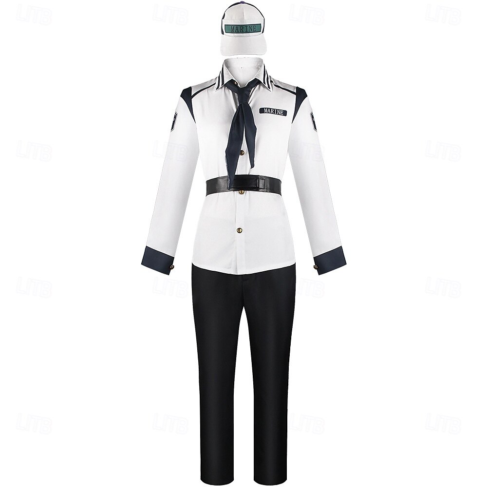 Óceáni kalandor Szalmakalapos kalóz Egyenruha Film Cosplay jelmez for Férfi Felnőttek Mindszentek napja Álarcos mulatság Comic Con 2026 - $82.99 –P3