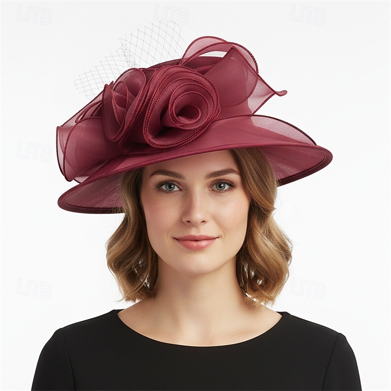 Derby Cappello Cappello da chiesa Cappello Kentucky Derby Gentildonna Nobildonna Costume Per donna Derby Ascot Festival delle corse di cavalli Adulti Cappello Primavera & Estate del 2026 a $20.99 –P7