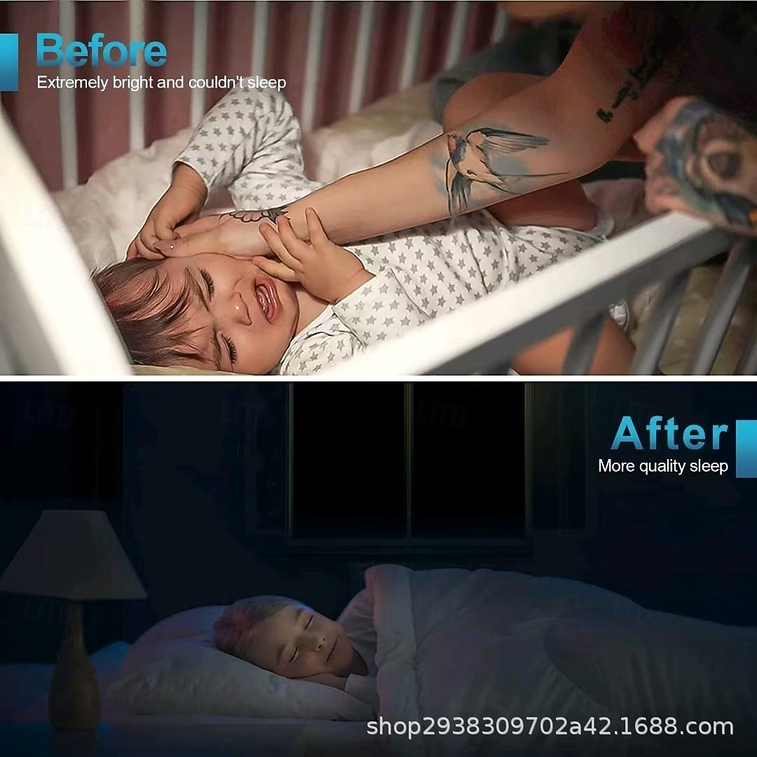 Tende oscuranti portatili, copertura temporanea per finestre, senza foratura, termoisolanti, bloccanti i raggi solari per camera da letto, viaggi e dormitorio. del 2026 a $15.49 –P2