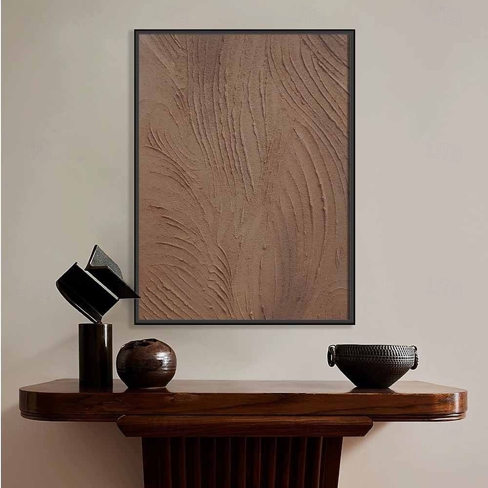 Handmade Oil Painting Canvas Wall Art Decoration Modern Wabi-Sabi Minimalist Abstract Texture for Home Decor Stretched Frame Hanging/Rolled Frameless Unstretched Painting 2026 - $57.99 –P6