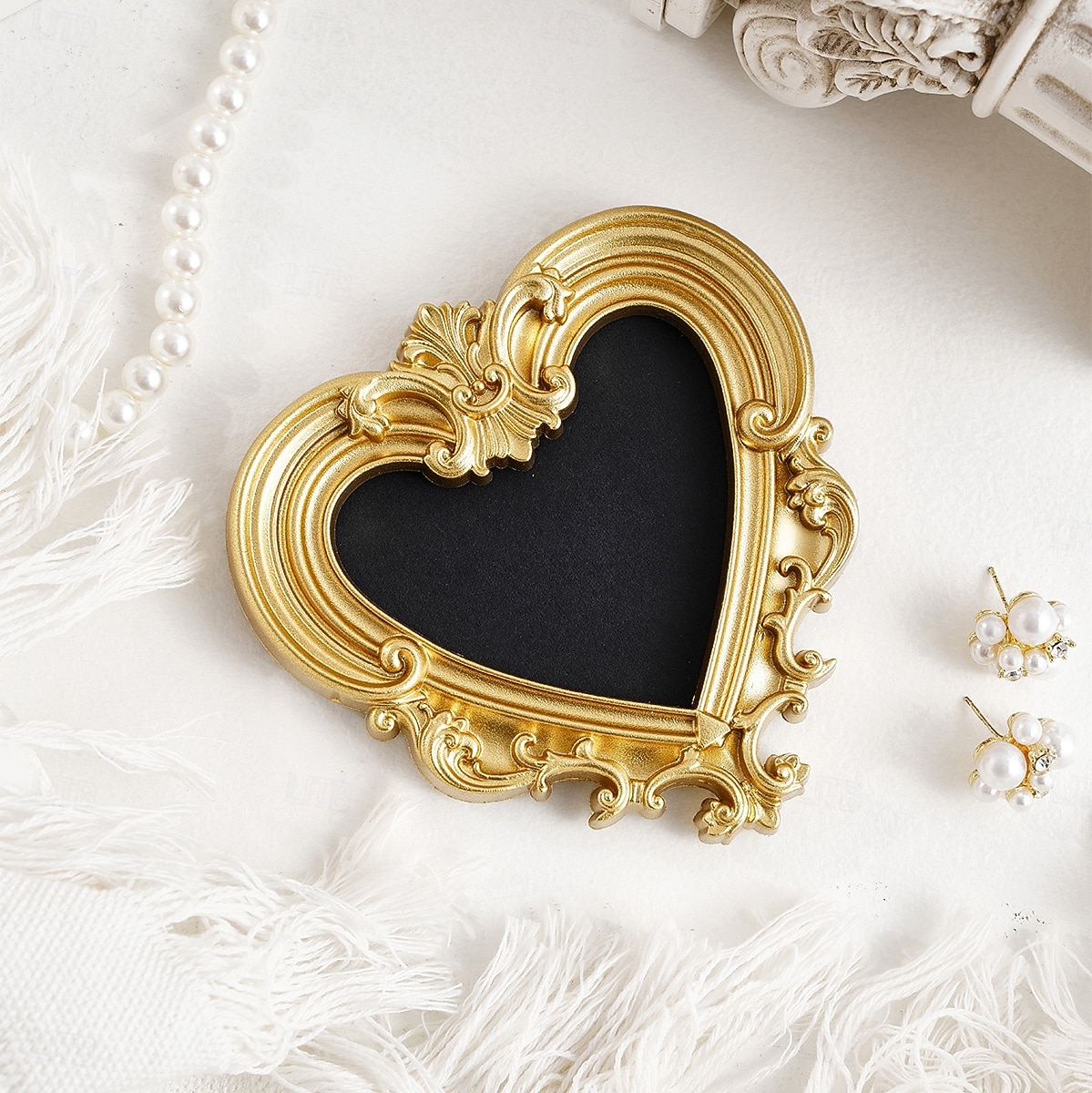 6PCS Vintage Gold Resin Embossed Frame Set – DIY Wall Decor, Photo Frame Accents for Home, Party, Birthday, Wedding, Holiday, Photography Props, Miniature House Decoration 2026 - $42.99 –P7