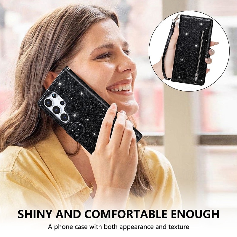Phone Case For Samsung Galaxy S26 S26 Plus S26 Ultra Wallet Case Zipper Full Body Protective Kickstand Color Gradient sky PU Leather 2026 - $18.99 –P3