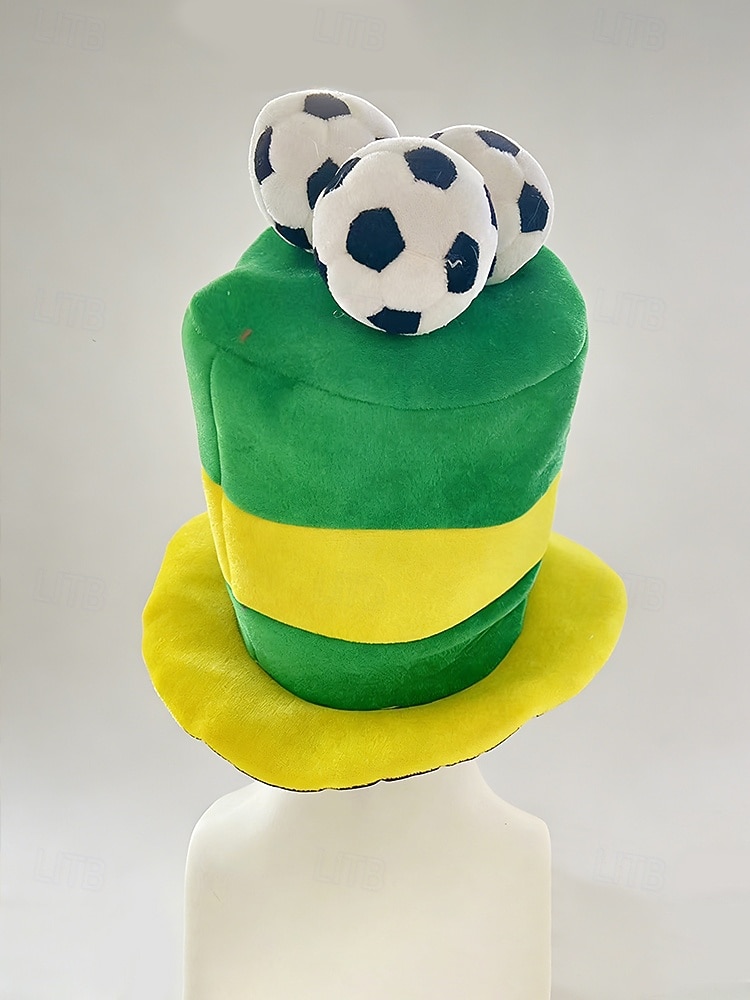 Men's Flag Color Soccer Fan Top Hat Polyester Novelty Football Hat in Multiple Colors for Soccer Matches, Supporter Events, Team Spirit & Game Day Wear 2026 - $18.99 –P6