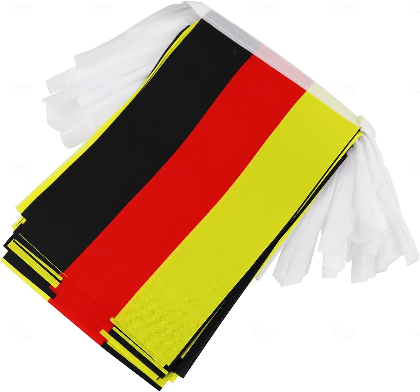 Guirlande de fanions de l'Allemagne pour la Coupe du Monde de football d'été : 50 fanions, guirlande de 14 mètres de petits drapeaux allemands pour la décoration, les écoles, les fêtes et les de 2026 ? $16.99 –P3