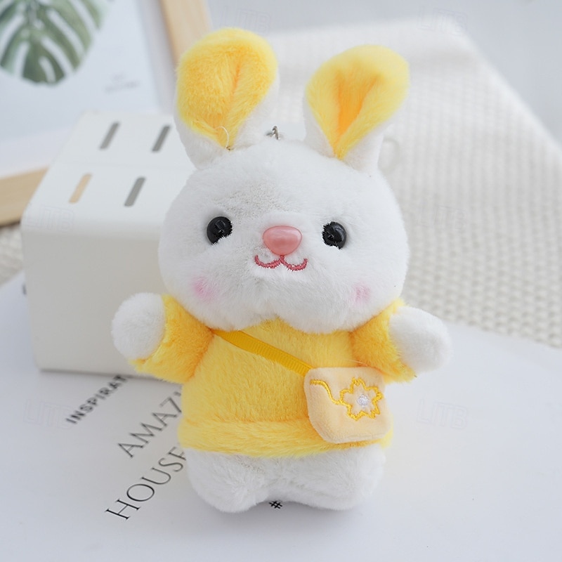 Chaveiros de coelhinho de pelúcia em miniatura para cestas de Páscoa, lindos enfeites de mochila em formato de coelho de pelúcia com bolsinha, lembrancinhas para festas infantis, prêmios para caça aos de 2026 por $12.99 –P3