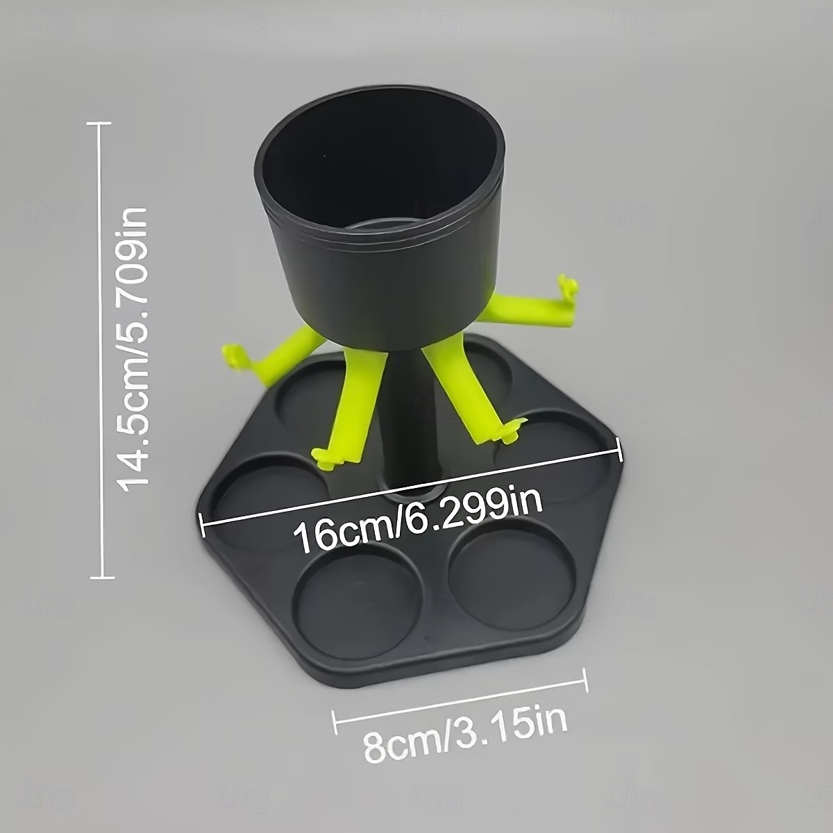 Dozator de băuturi pentru 6 sticle cu suport – vin pentru petreceri în barul de acasă &dozator de whisky, servitor de băuturi cu flux multiplu, turnare uniformă, perfect pentru petreceri tematice 2026 - $22.79 –P7