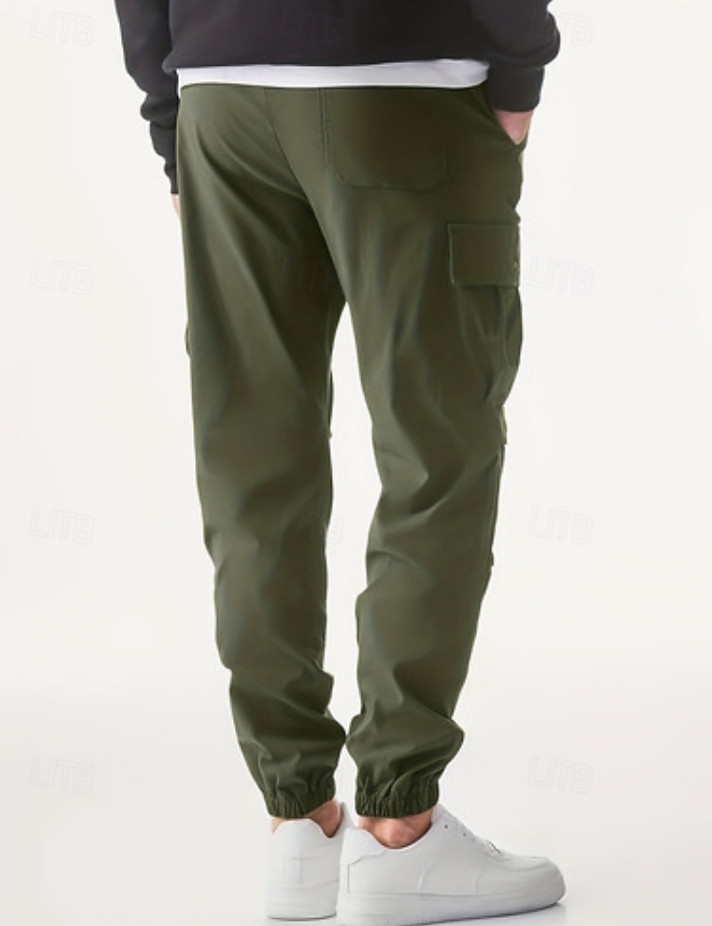 Homens Calças Cargo Corredores Calças Calças Táticas Calças de trabalho Com Cordão Bolso multi Bolso com aba Tecido A Prova de Vento Conforto Mimolet Diário Ao ar livre Feriado Roupa de rua à moda de 2026 por $22.99 –P7