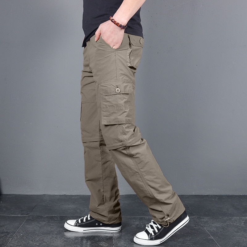 Miesten Irtolahjehousut Vaellushousut Työhousut Kesä Kevät Syksy Ulko- Normaali Ripstop Kevyt Pehmeä Mukava Alaosat Armeijan vihreä Khaki Metsästys Kalastus Kiipeily M L XL XXL XXXL 2026 - $44.99 –P6