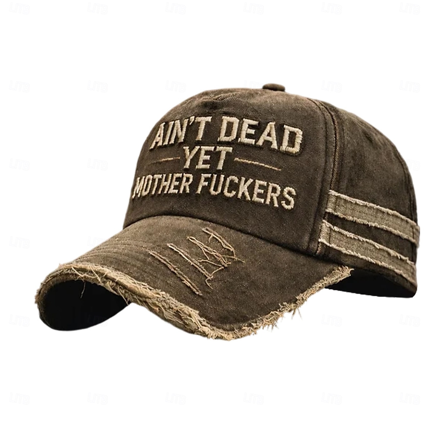 Cappellino da baseball ricamato "Ain't Dead Yet" per uomo e donna, cappellino vintage regolabile effetto invecchiato "Ain't Dead Yet Mother F*ckers", cappellino divertente e umoristico da papà, del 2026 a $21.99 –P10