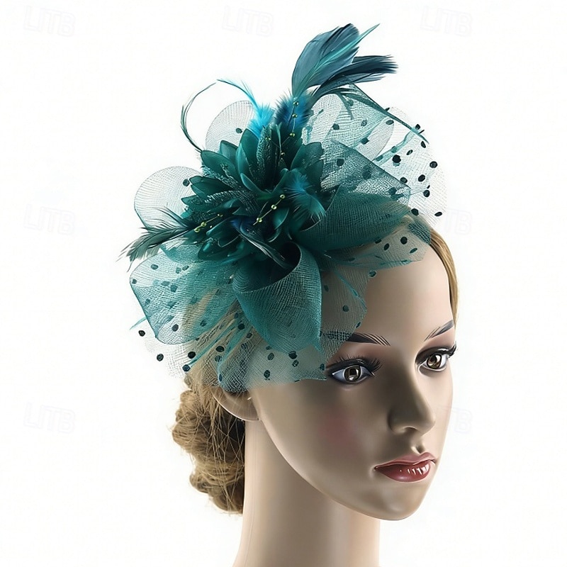 Fascinators Feathers Wedding Birthday Elegant Vintage Cute With Feather Headpiece Headwear 2026 - $11.49 –P1
