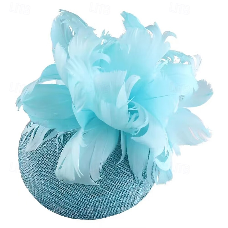 Fascinators Flax Wedding Birthday Elegant Vintage Cute With Feather Floral Headpiece Headwear 2026 - $28.99 –P10