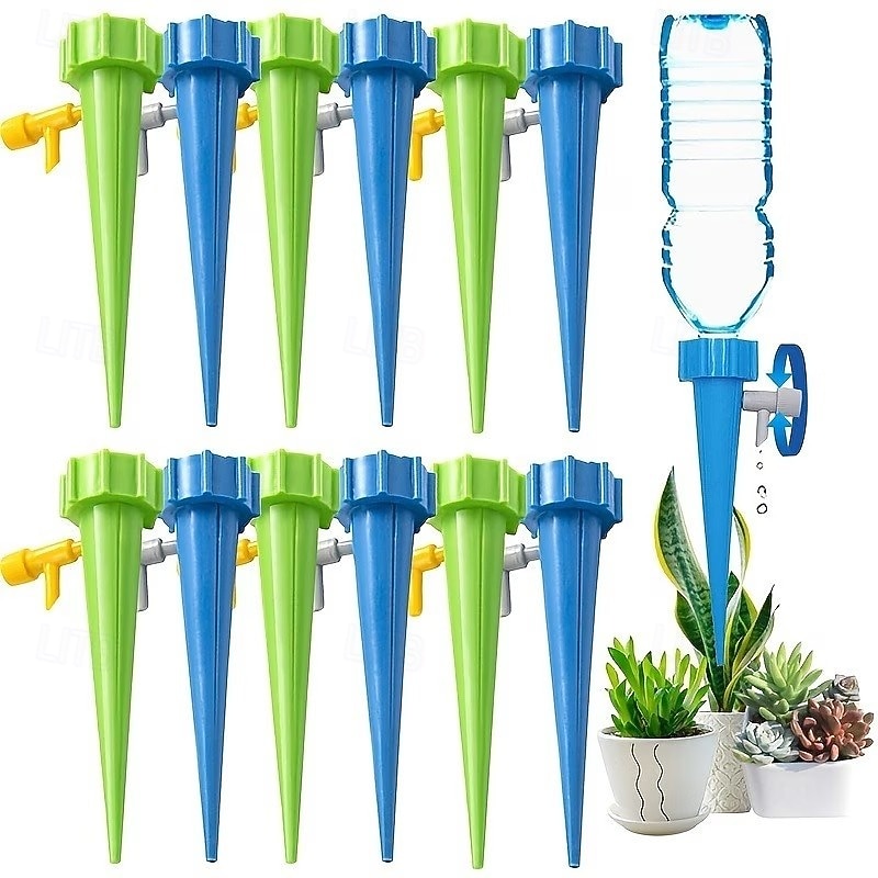 20PCS Self-Watering Spike Set for Drip Irrigation – Automatic Plant Watering System, Precise Moisture Control for Indoor, Garden & Office Plants, Stable Water Flow Management 2026 - €8.19 –P1